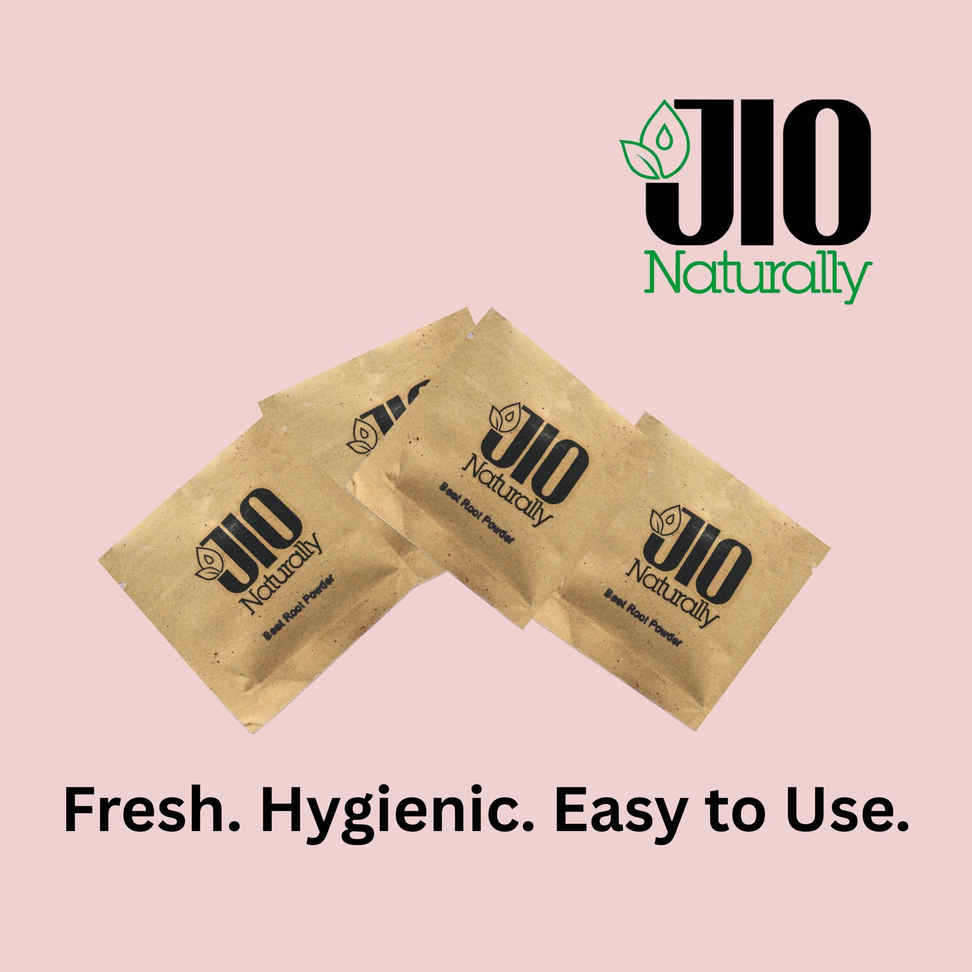 JioNaturally Beet Root Powder for Glowing Skin | 100% Natural Sachet Pack (13 Sachets x 8g) | Brightening & Anti-Aging Face Mask Powder