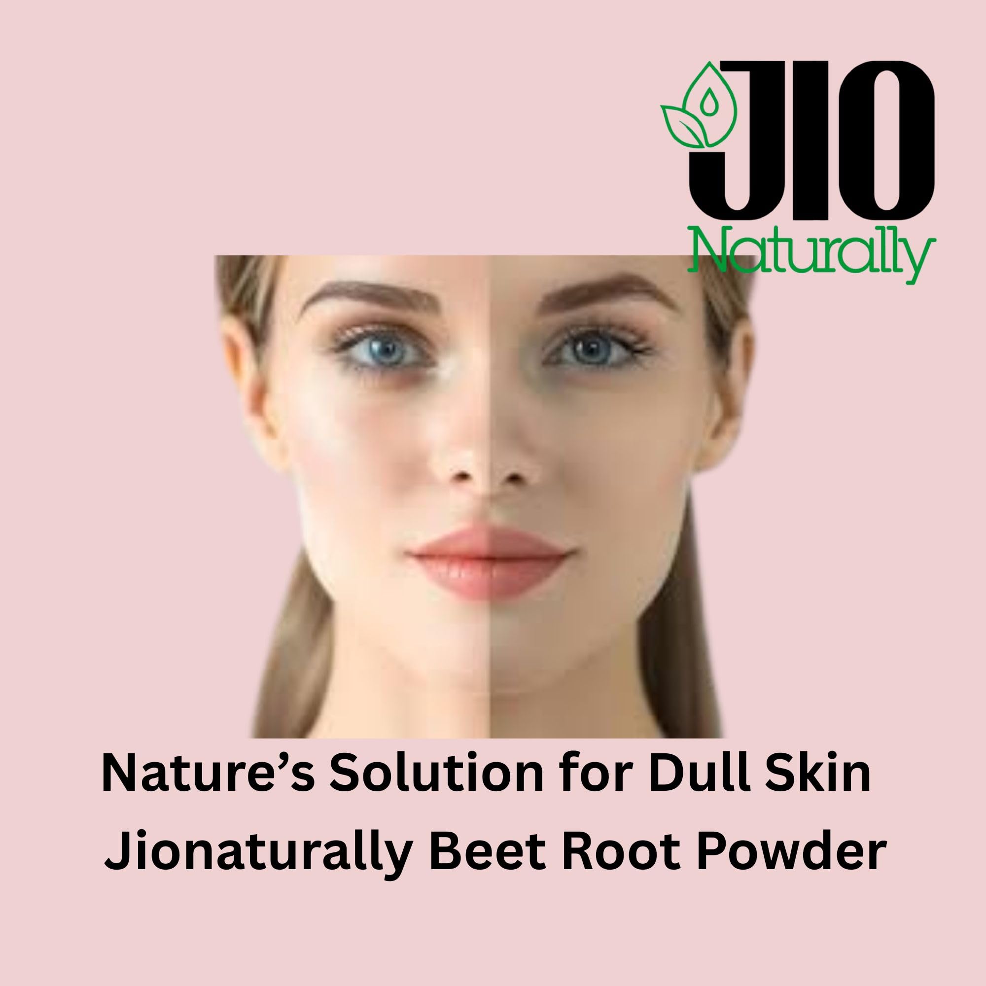 JioNaturally Beet Root Powder for Glowing Skin | 100% Natural Sachet Pack (13 Sachets x 8g) | Brightening & Anti-Aging Face Mask Powder