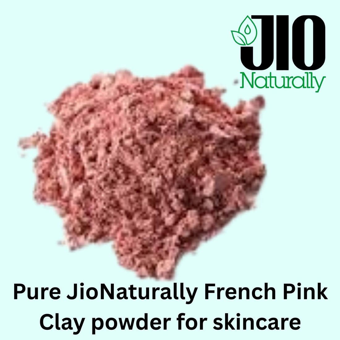 JioNaturally French Pink Clay for Radiant & Youthful Skin | 100% Natural Sachet Pack (13 Sachets x 8g) | Brightening, Soothing & Anti-Aging Face Pack