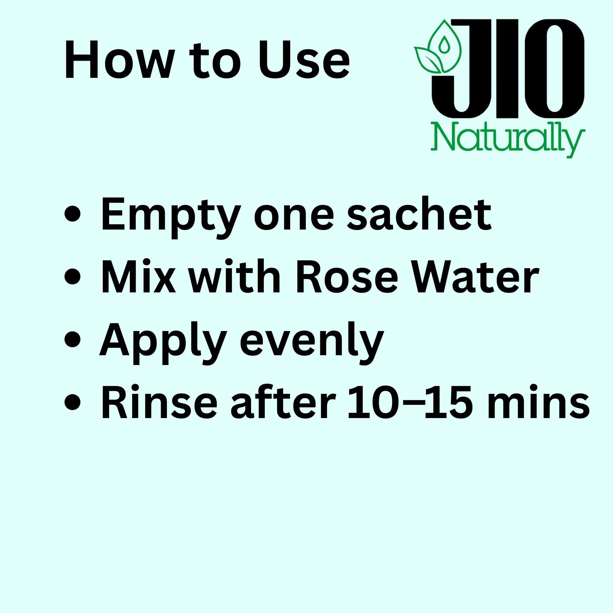 JioNaturally French Pink Clay for Radiant & Youthful Skin | 100% Natural Sachet Pack (13 Sachets x 8g) | Brightening, Soothing & Anti-Aging Face Pack