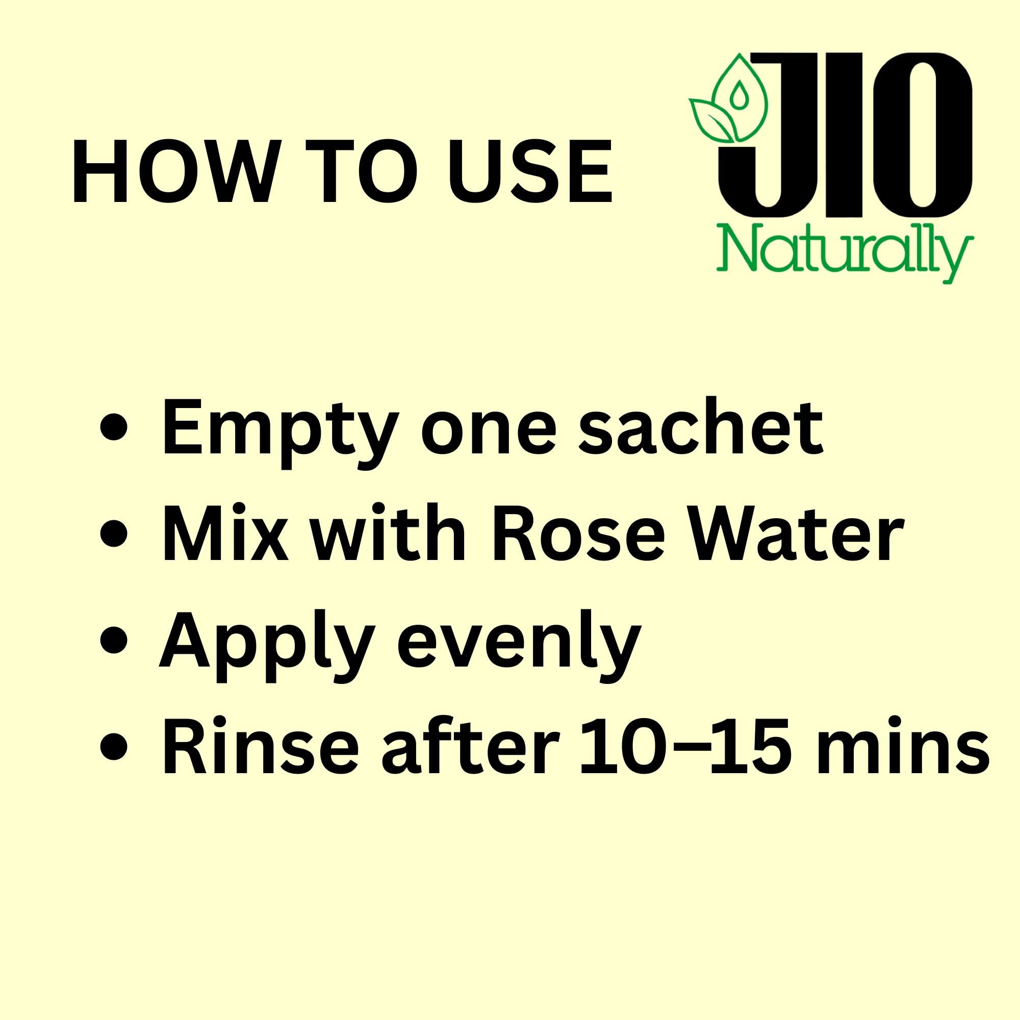 JioNaturally Neem Leaf Powder for Clear & Healthy Skin | 100% Natural Sachet Pack (13 Sachets x 8g) | Anti-Acne, Oil Control & Detox Face Pack