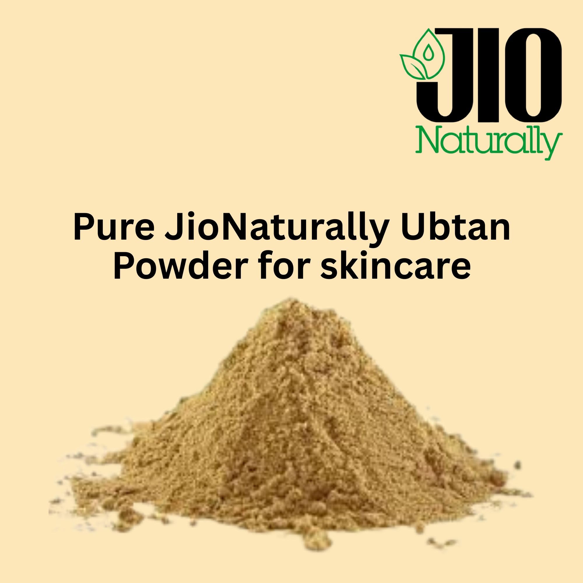 JioNaturally Ubtan Powder for Glowing & Healthy Skin | 100% Natural Sachet Pack (13 Sachets x 8g) | Brightening, Tan Removal & Bridal Glow Face Pack
